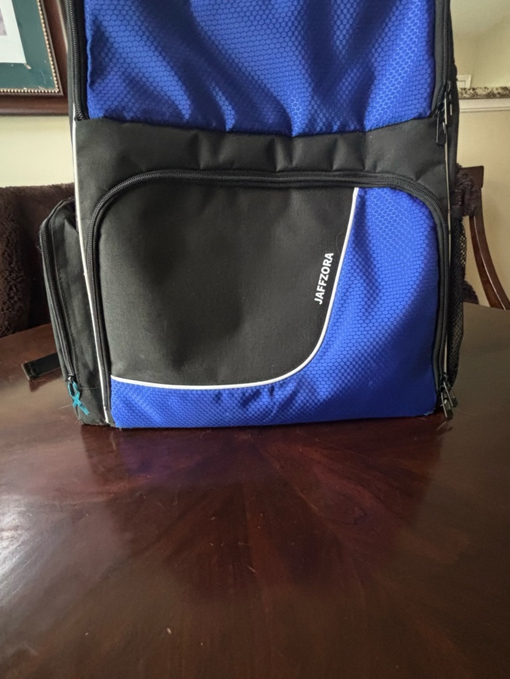 Men's Blue and Black Everyday Backpack